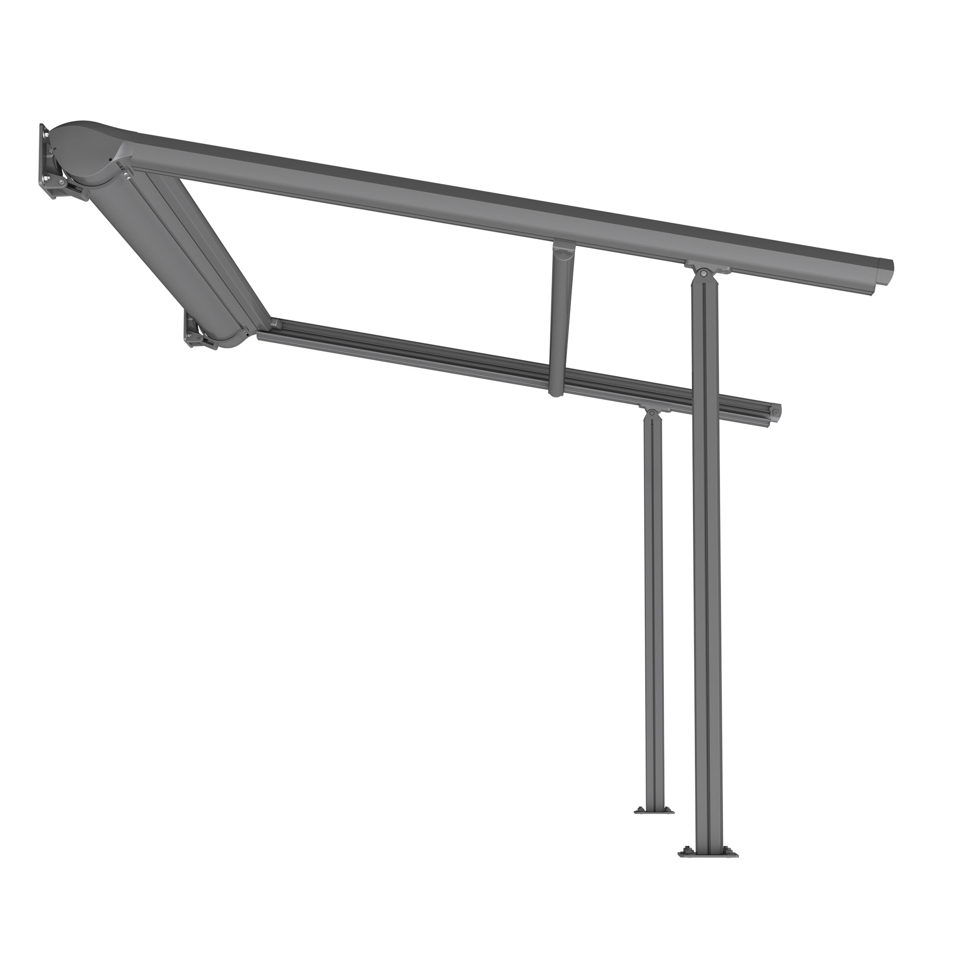 WOUNDWO Renderings Pergolamarkisen Pergo-Line
