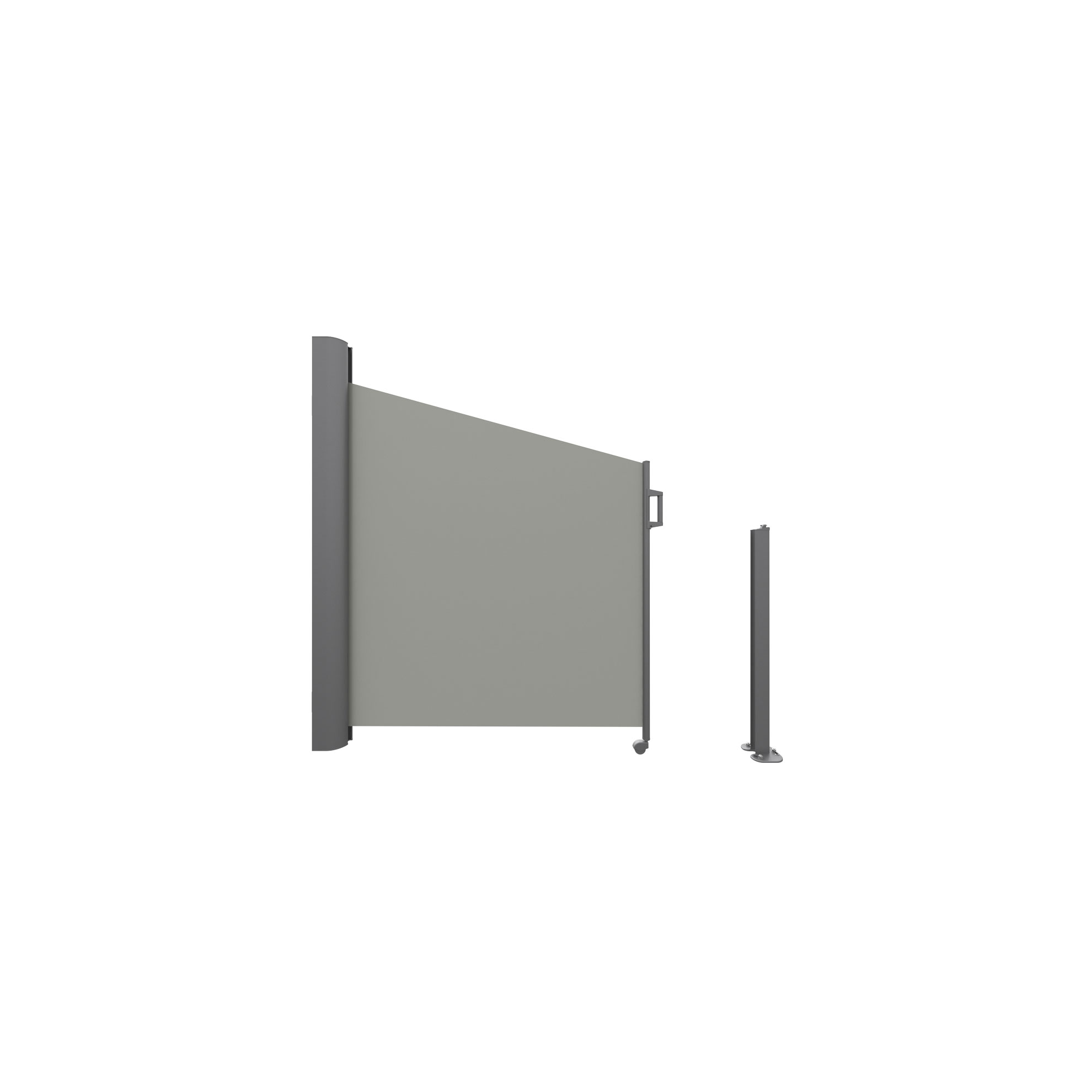 WOUNDWO Renderings Seitenwandmarkise Sideline Slope Front